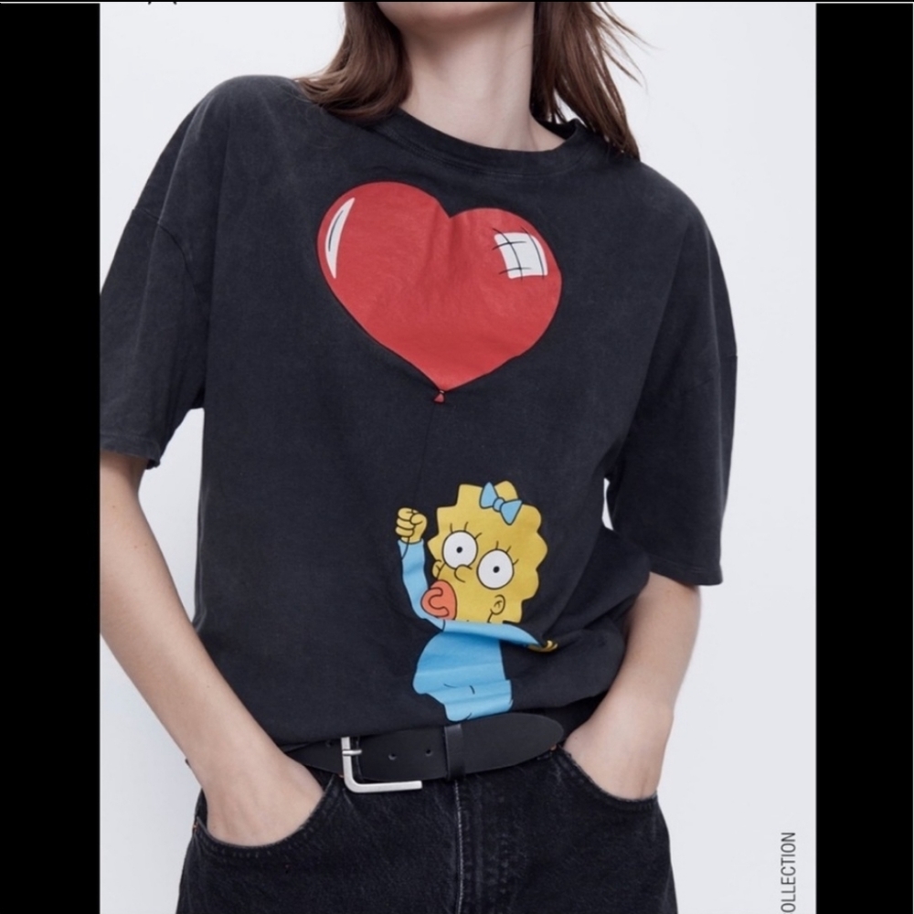 Zara “MAGGIE” The Simpson’s T-shirt, Small